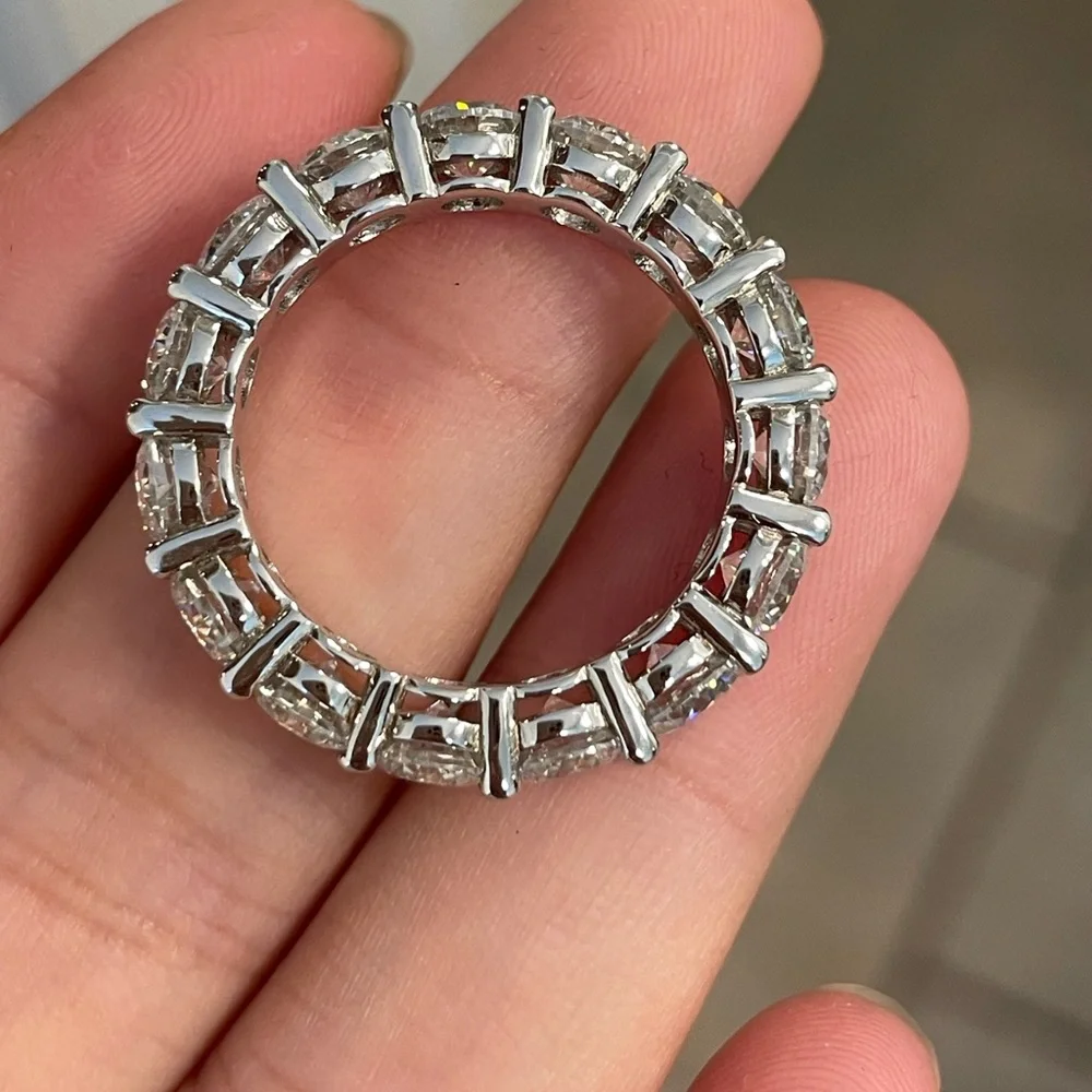 Real moissanite ring size 9 - Picture 5 of 8